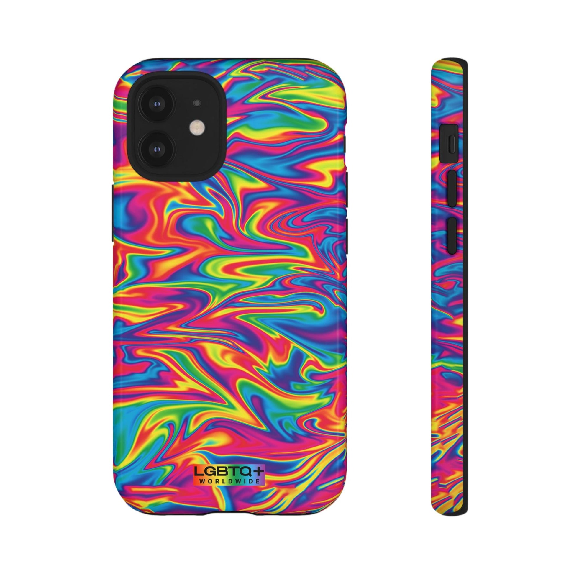 LGBTQWorldwide - ,,ABSTRACT" Doppelgehäuse Handyhülle Accessories, Glossy, iPhone Cases, Matte, Phone accessory, Phone Cases, Samsung Cases, Thermo, Valentine's Day Picks lgbtq Bekleidung Accessoires unisex Zubehör