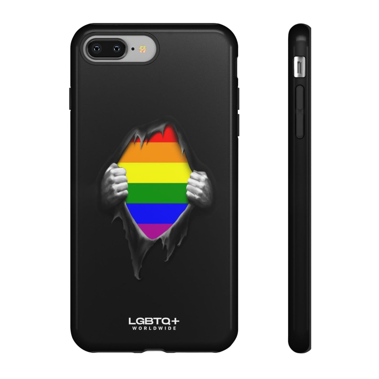 LGBTQWorldwide - ,,SCHWARZES LOCH" Doppelgehäuse Handyhülle Accessories, Glossy, iPhone Cases, Matte, Phone accessory, Phone Cases, Samsung Cases, Thermo, Valentine's Day Picks lgbtq Bekleidung Accessoires unisex Zubehör