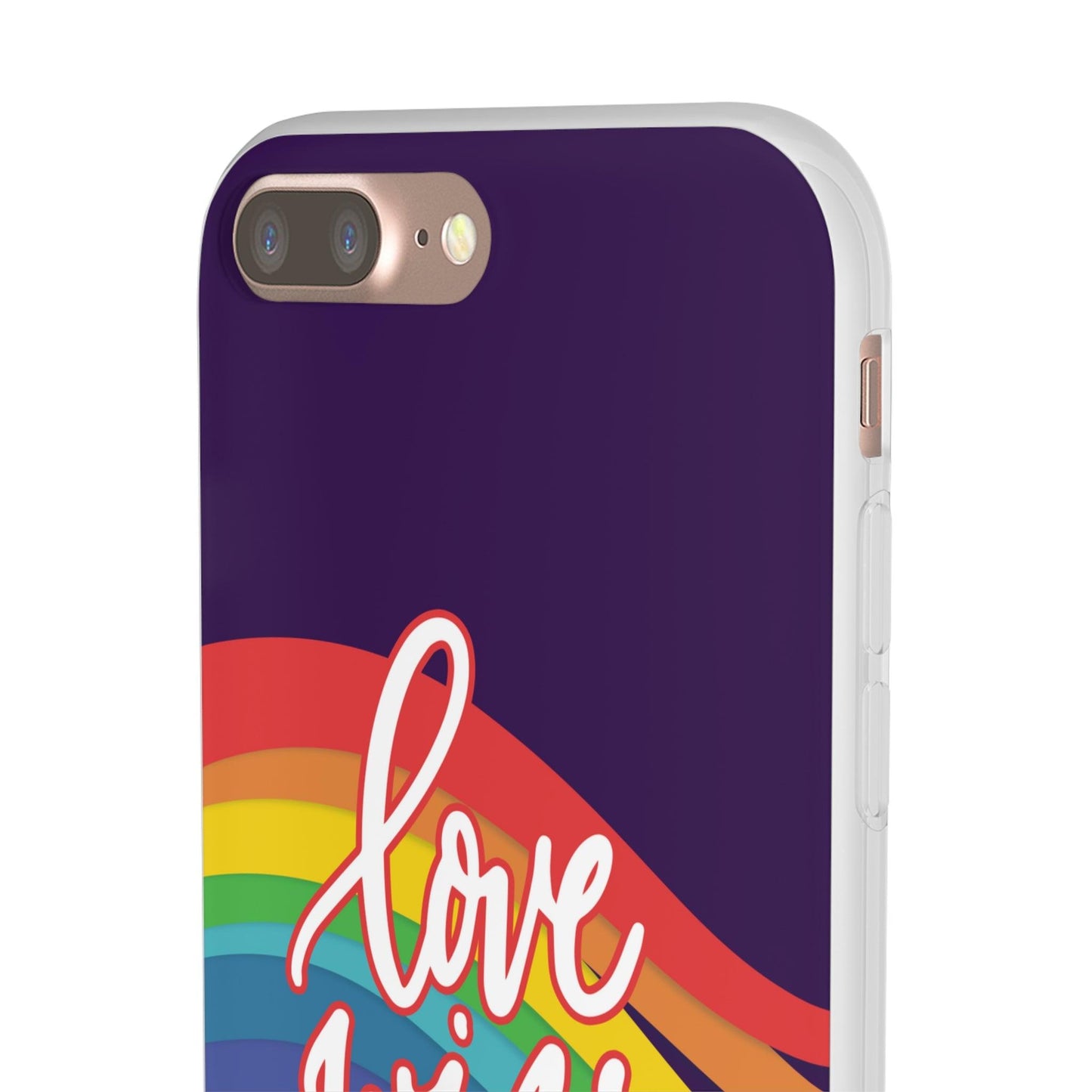 LGBTQWorldwide - ,,LIEBE GEWINNT" Flexible Handyhülle Accessories, Case, iPhone, iPhone Cases, Phone accessory, Phone Cases, Samsung Cases, silikon, Valentine's Day promotion lgbtq Bekleidung Accessoires unisex Zubehör