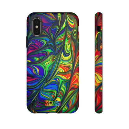 LGBTQWorldwide - ,,ILLUSION" Doppelgehäuse Handyhülle Accessories, Glossy, iPhone Cases, Matte, Phone accessory, Phone Cases, Samsung Cases, Thermo, Valentine's Day Picks lgbtq Bekleidung Accessoires unisex Zubehör