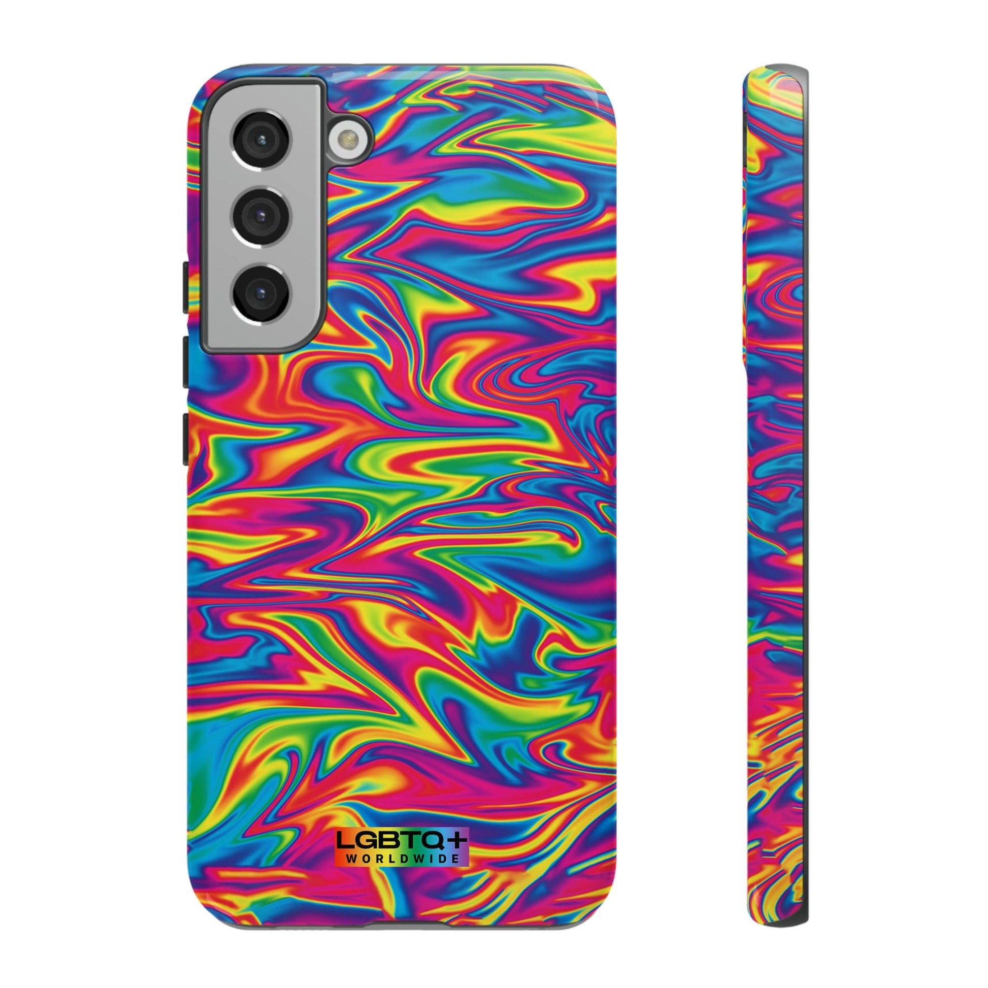 LGBTQWorldwide - ,,ABSTRACT" Doppelgehäuse Handyhülle Accessories, Glossy, iPhone Cases, Matte, Phone accessory, Phone Cases, Samsung Cases, Thermo, Valentine's Day Picks lgbtq Bekleidung Accessoires unisex Zubehör