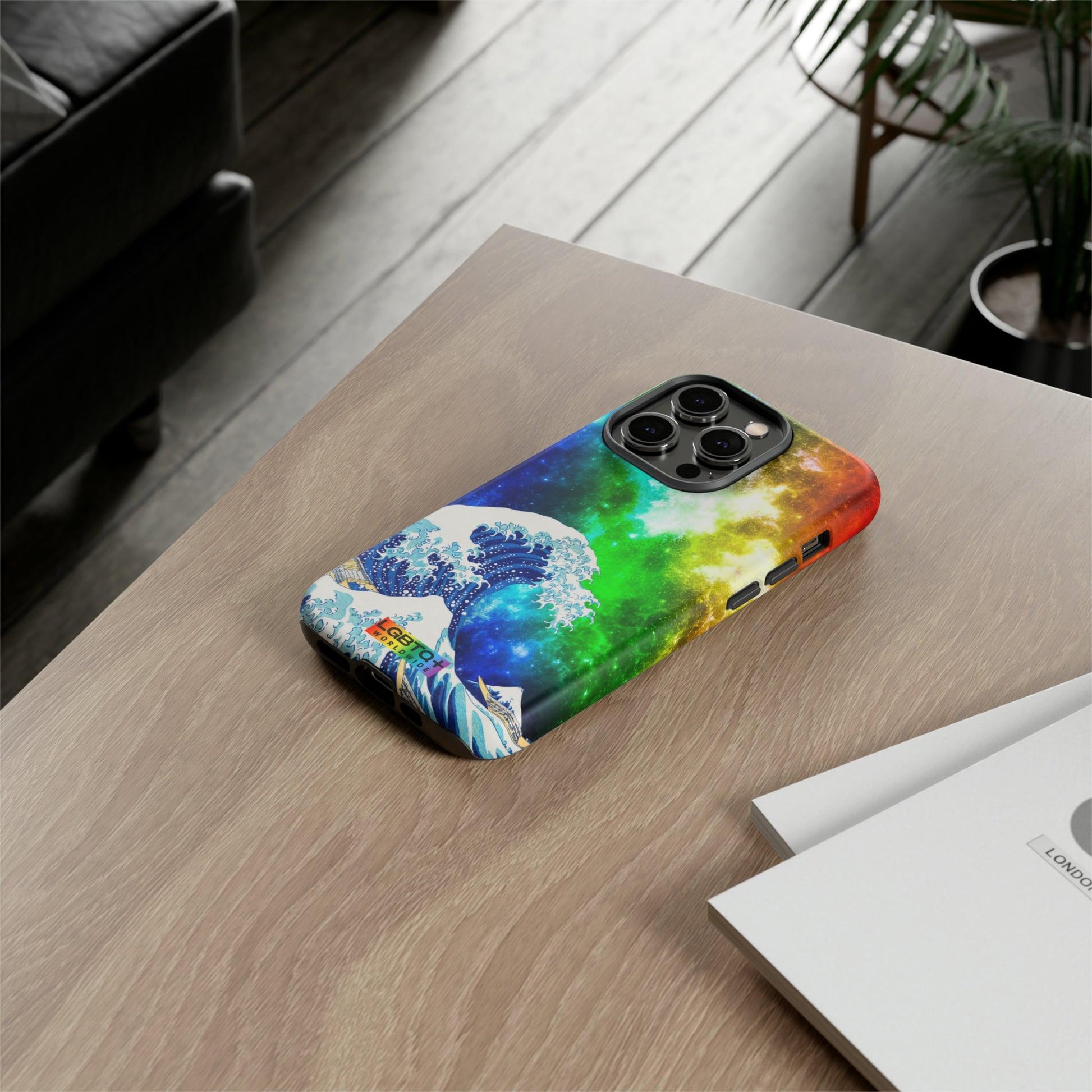 LGBTQWorldwide - ,,WELLE" Doppelgehäuse Handyhülle Accessories, Glossy, iPhone Cases, Matte, Phone accessory, Phone Cases, Samsung Cases, Thermo, Valentine's Day Picks lgbtq Bekleidung Accessoires unisex Zubehör