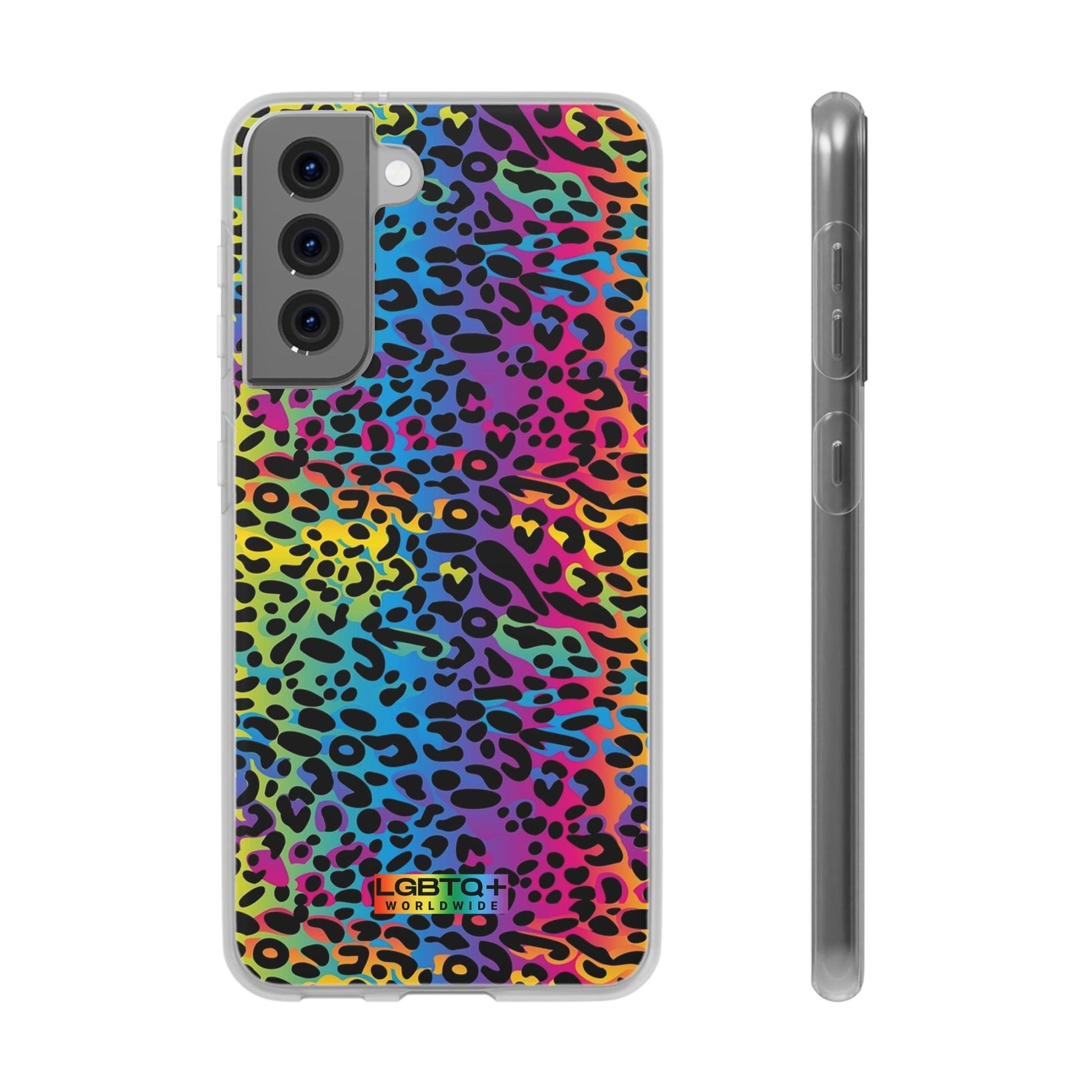 LGBTQWorldwide - ,,LEOPARD" Flexible Handyhülle Accessories, Case, iPhone, iPhone Cases, Phone accessory, Phone Cases, Samsung Cases, silikon, Valentine's Day promotion lgbtq Bekleidung Accessoires unisex Zubehör