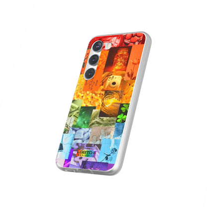 LGBTQWorldwide - ,,GLÜCKLICHKEIT" Flexible Handyhülle Accessories, Case, iPhone, iPhone Cases, Phone accessory, Phone Cases, Samsung Cases, silikon, Valentine's Day promotion lgbtq Bekleidung Accessoires unisex Zubehör