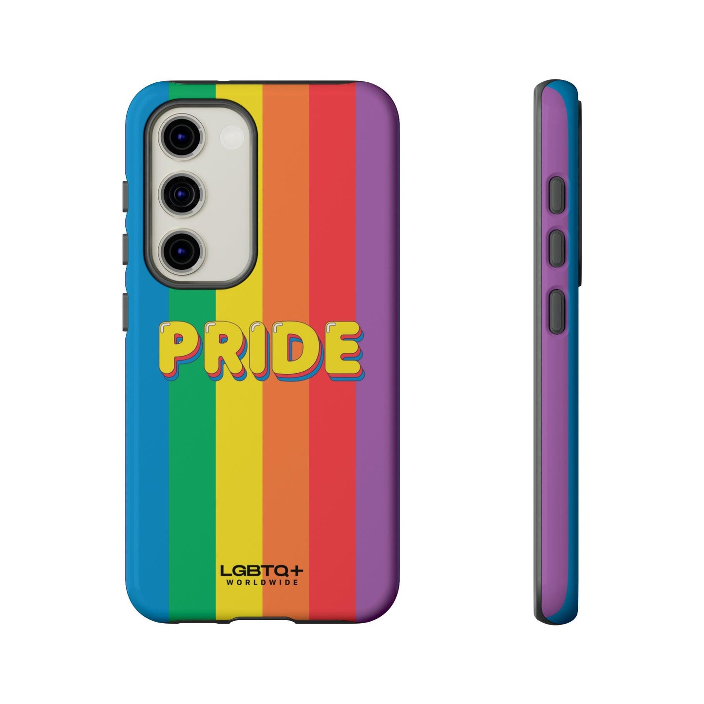 LGBTQWorldwide - ,,PRIDE" Doppelgehäuse Handyhülle Accessories, Glossy, iPhone Cases, Matte, Phone accessory, Phone Cases, Samsung Cases, Thermo, Valentine's Day Picks lgbtq Bekleidung Accessoires unisex Zubehör