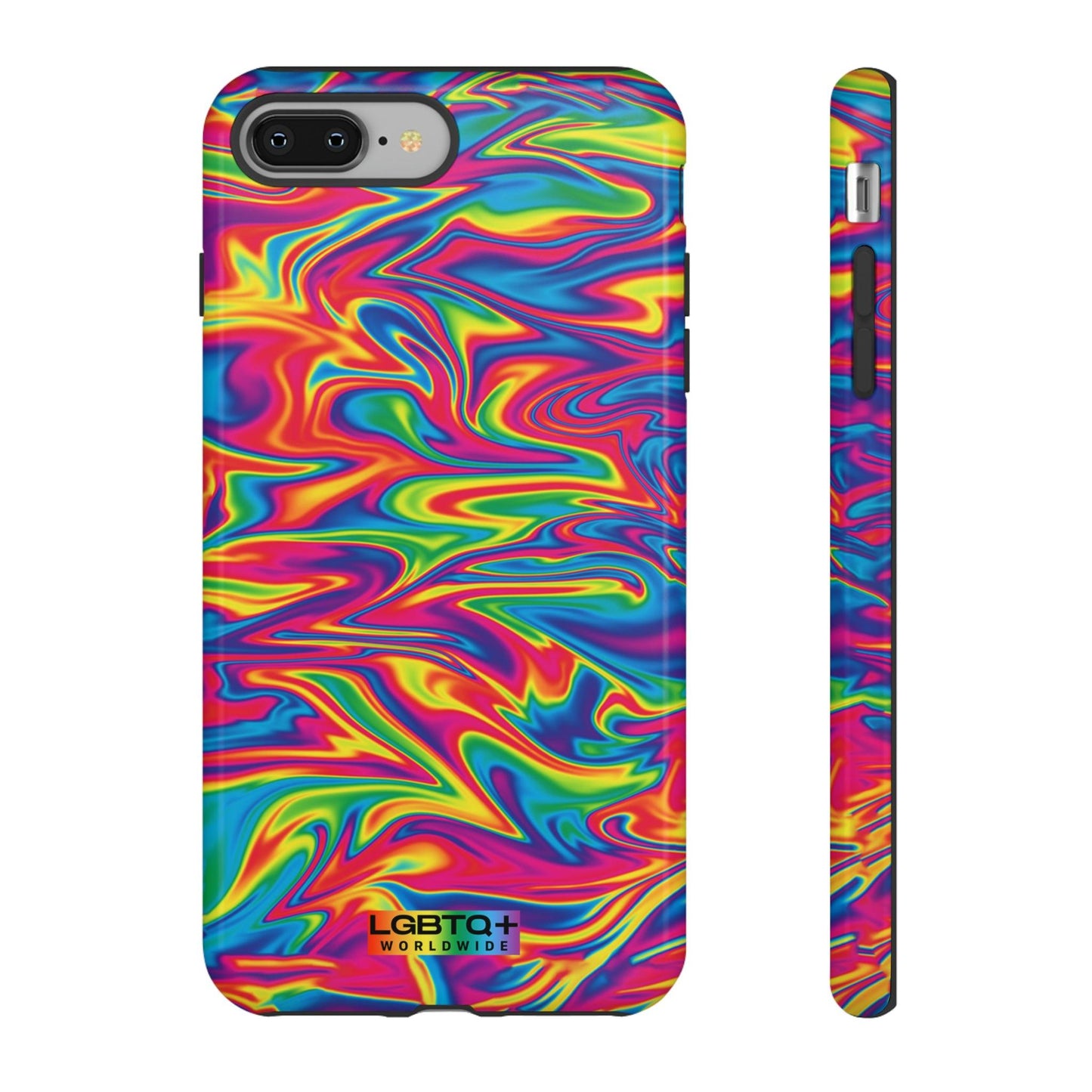 LGBTQWorldwide - ,,ABSTRACT" Doppelgehäuse Handyhülle Accessories, Glossy, iPhone Cases, Matte, Phone accessory, Phone Cases, Samsung Cases, Thermo, Valentine's Day Picks lgbtq Bekleidung Accessoires unisex Zubehör