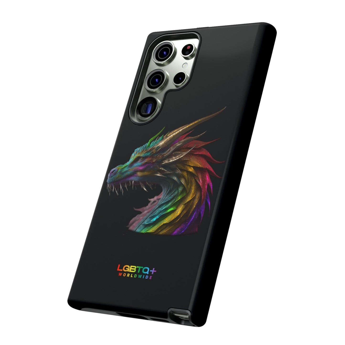 LGBTQWorldwide - ,,DRACHE" Doppelgehäuse Handyhülle Accessories, Glossy, iPhone Cases, Matte, Phone accessory, Phone Cases, Samsung Cases, tough, Valentine's Day Picks lgbtq Bekleidung Accessoires unisex Zubehör