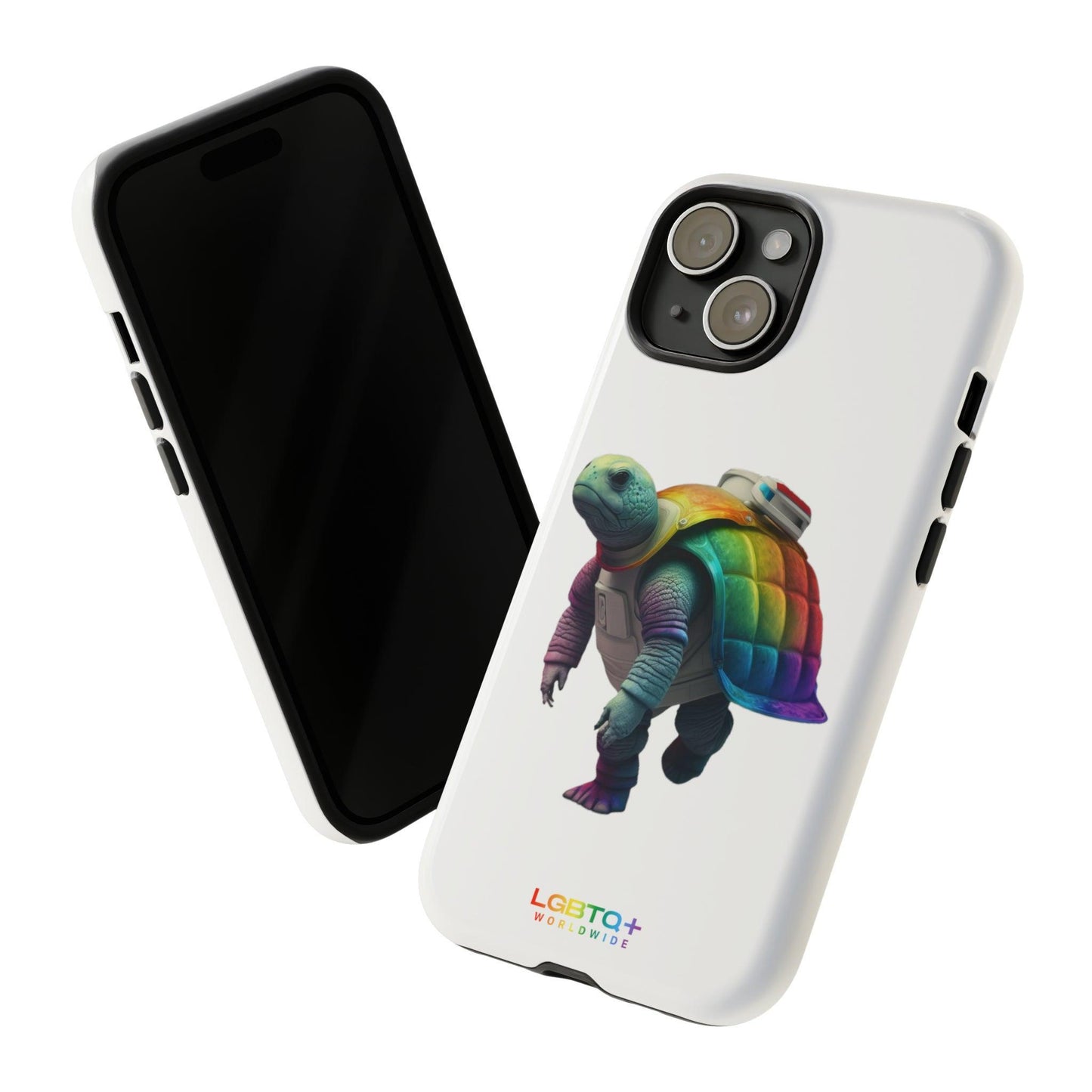 LGBTQWorldwide - ,,SCHILDKRÖTE" Doppelgehäuse Handyhülle Accessories, Glossy, iPhone Cases, Matte, Phone accessory, Phone Cases, Samsung Cases, tough, Valentine's Day Picks lgbtq Bekleidung Accessoires unisex Zubehör