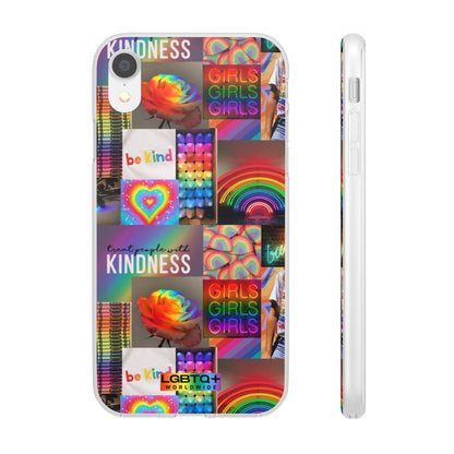 LGBTQWorldwide - ,,FREUNDLICHKEIT" Flexible Handyhülle Accessories, Case, iPhone, iPhone Cases, Phone accessory, Phone Cases, Samsung Cases, silikon, Valentine's Day promotion lgbtq Bekleidung Accessoires unisex Zubehör