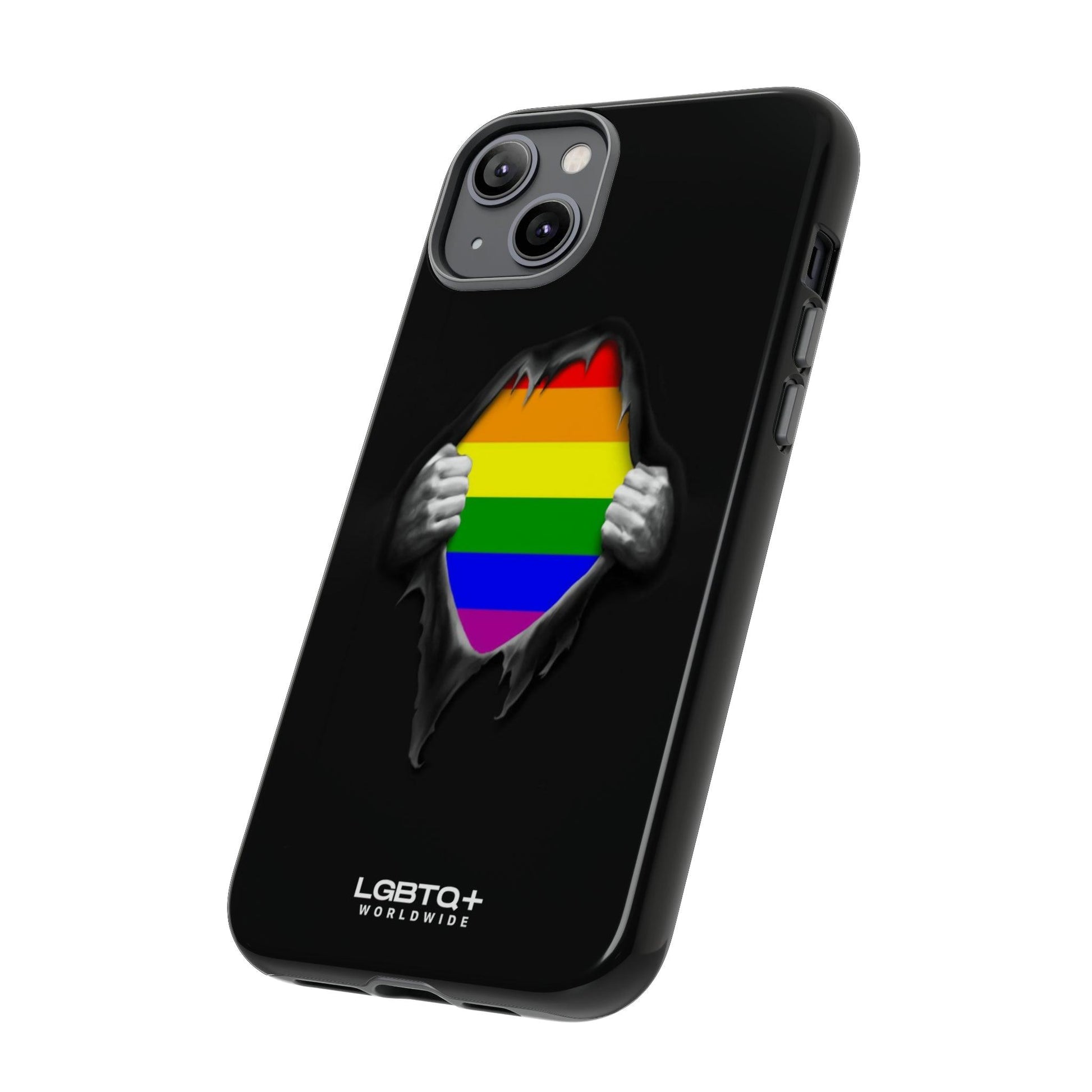 LGBTQWorldwide - ,,SCHWARZES LOCH" Doppelgehäuse Handyhülle Accessories, Glossy, iPhone Cases, Matte, Phone accessory, Phone Cases, Samsung Cases, Thermo, Valentine's Day Picks lgbtq Bekleidung Accessoires unisex Zubehör