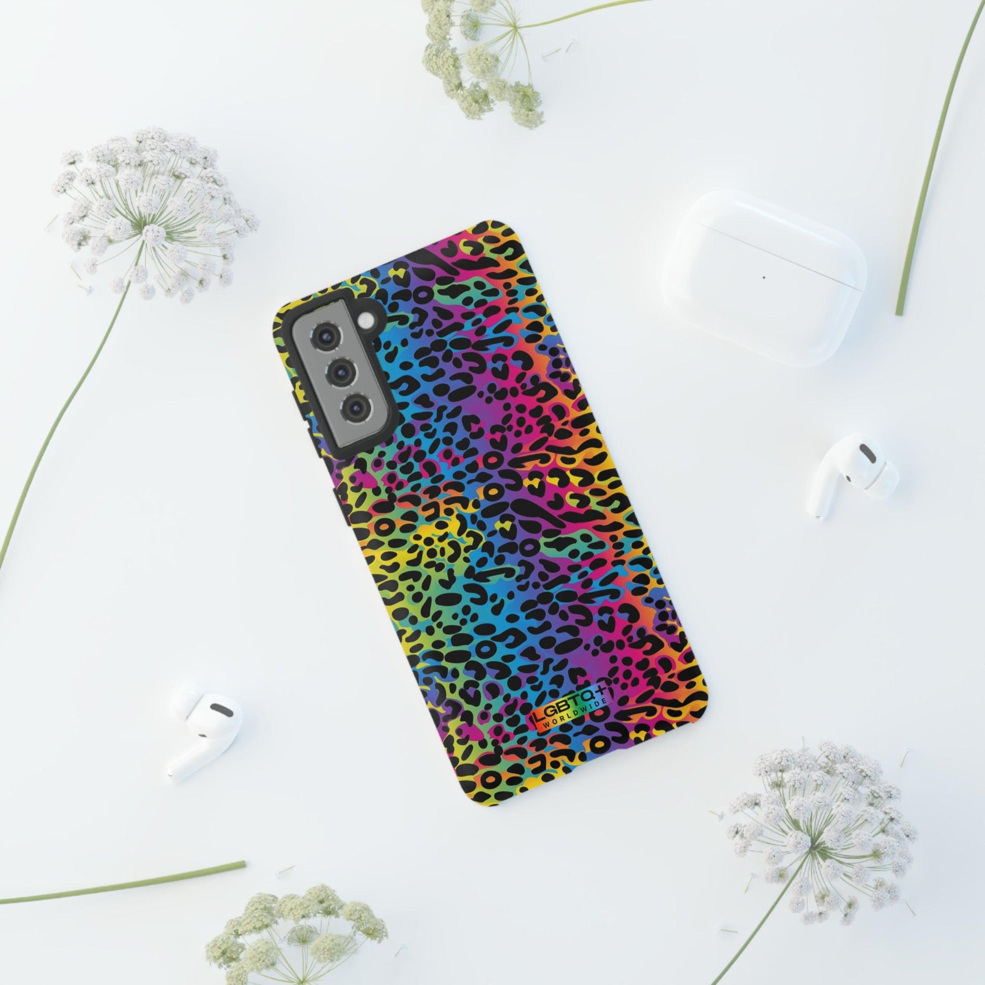 LGBTQWorldwide - ,,LEOPARD" Doppelgehäuse Handyhülle Accessories, Glossy, iPhone Cases, Matte, Phone accessory, Phone Cases, Samsung Cases, Thermo, Valentine's Day Picks lgbtq Bekleidung Accessoires unisex Zubehör