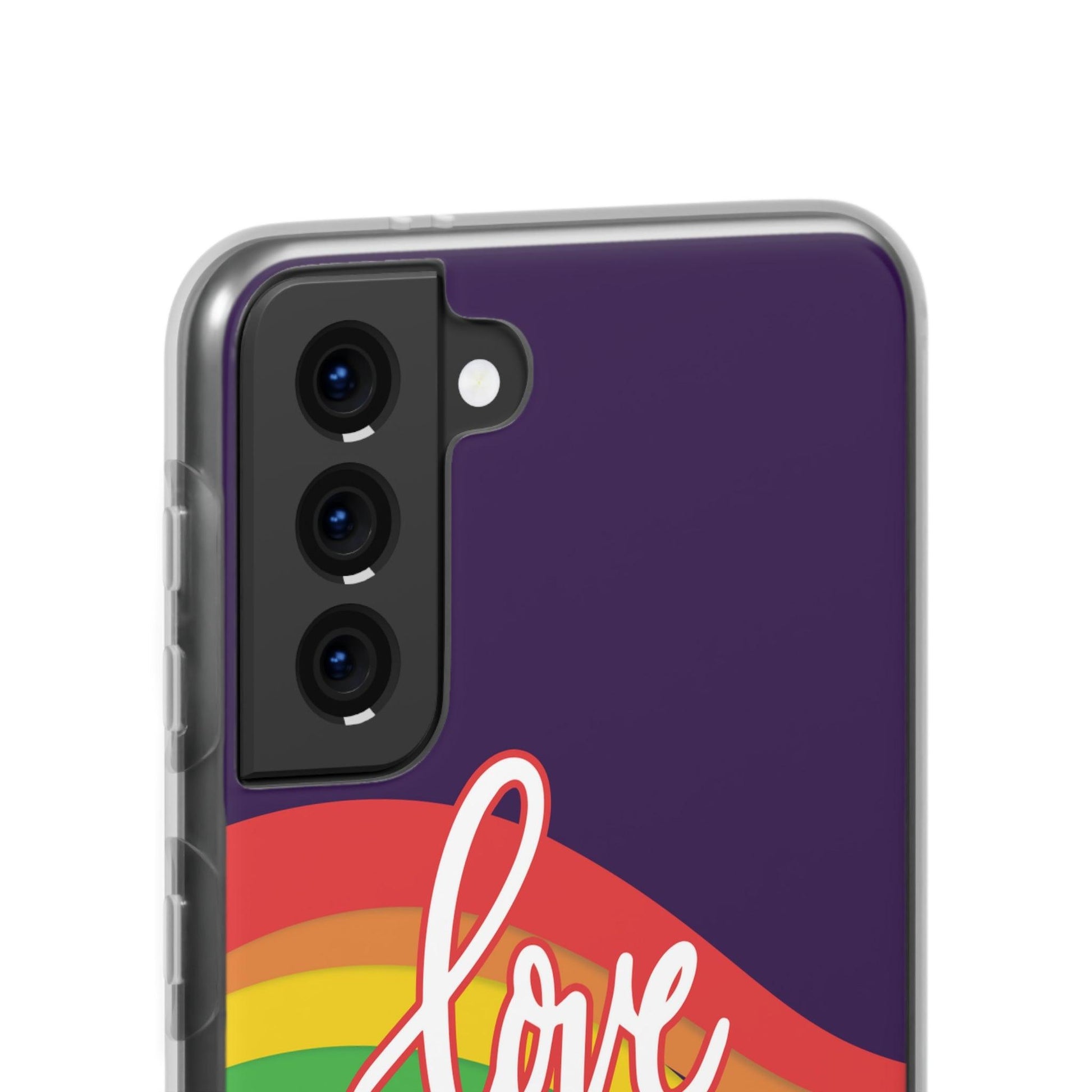 LGBTQWorldwide - ,,LIEBE GEWINNT" Flexible Handyhülle Accessories, Case, iPhone, iPhone Cases, Phone accessory, Phone Cases, Samsung Cases, silikon, Valentine's Day promotion lgbtq Bekleidung Accessoires unisex Zubehör