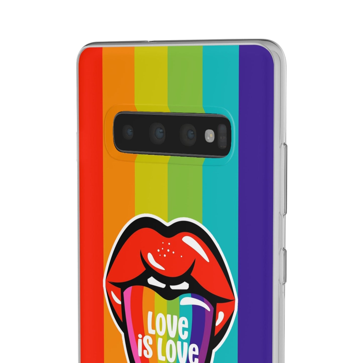 LGBTQWorldwide - ,,LIEBES ZUNGE" Flexible Handyhülle Accessories, Case, iPhone, iPhone Cases, Phone accessory, Phone Cases, Samsung Cases, silikon, Valentine's Day promotion lgbtq Bekleidung Accessoires unisex Zubehör