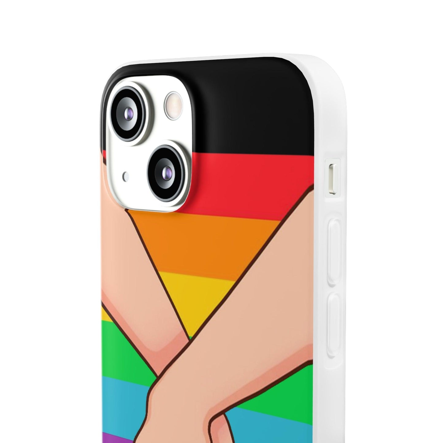 LGBTQWorldwide - ,,TOGETHER PRIDE" Flexible Handyhülle Accessories, Case, iPhone, iPhone Cases, Phone accessory, Phone Cases, Samsung Cases, silikon, Valentine's Day promotion lgbtq Bekleidung Accessoires unisex Zubehör