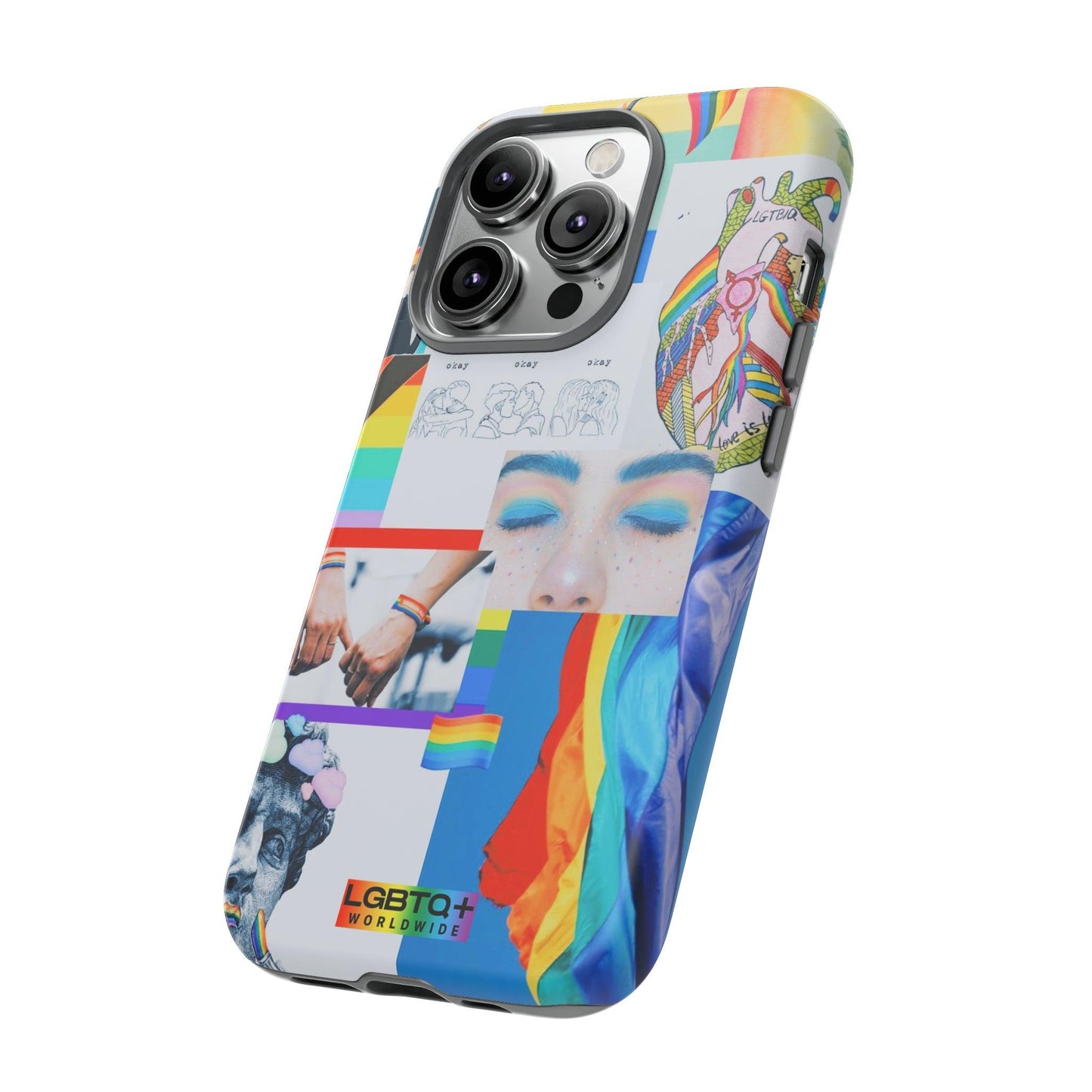 LGBTQWorldwide - ,,LEBEN"Doppelgehäuse Handyhülle Accessories, Glossy, iPhone Cases, Matte, Phone accessory, Phone Cases, Samsung Cases, Thermo, Valentine's Day Picks lgbtq Bekleidung Accessoires unisex Zubehör