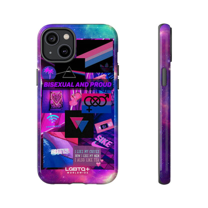 LGBTQWorldwide - ,,BISEXUAL" Doppelgehäuse Handyhülle Accessories, Glossy, iPhone Cases, Matte, Phone accessory, Phone Cases, Samsung Cases, Thermo, Valentine's Day Picks lgbtq Bekleidung Accessoires unisex Zubehör