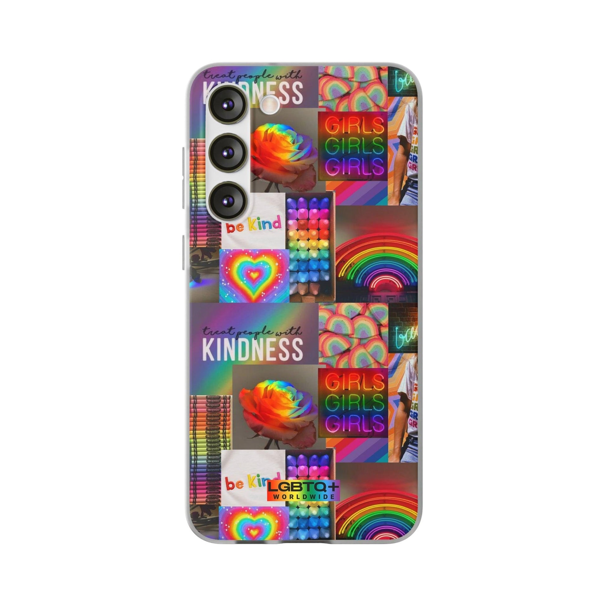 LGBTQWorldwide - ,,FREUNDLICHKEIT" Flexible Handyhülle Accessories, Case, iPhone, iPhone Cases, Phone accessory, Phone Cases, Samsung Cases, silikon, Valentine's Day promotion lgbtq Bekleidung Accessoires unisex Zubehör