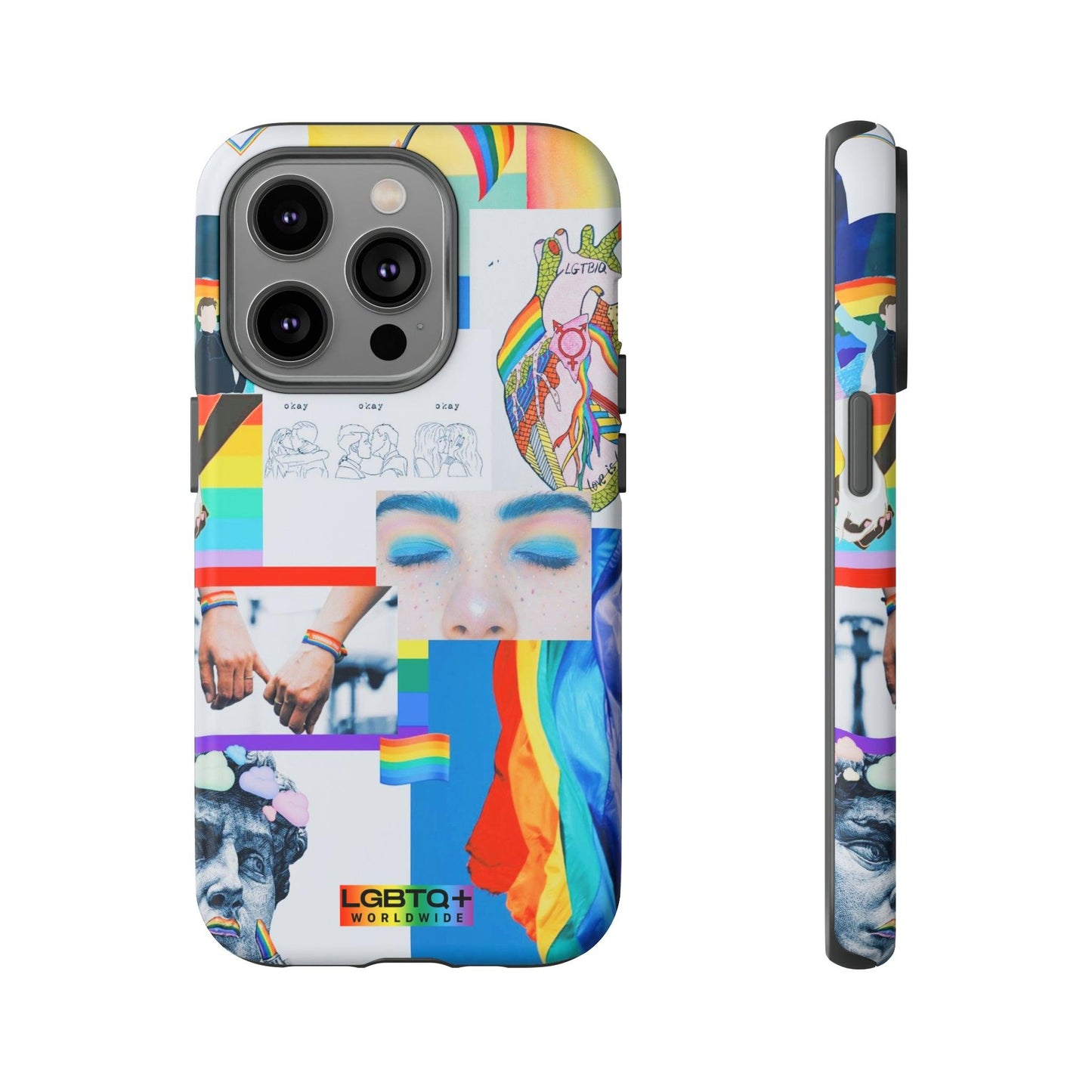 LGBTQWorldwide - ,,LEBEN"Doppelgehäuse Handyhülle Accessories, Glossy, iPhone Cases, Matte, Phone accessory, Phone Cases, Samsung Cases, Thermo, Valentine's Day Picks lgbtq Bekleidung Accessoires unisex Zubehör