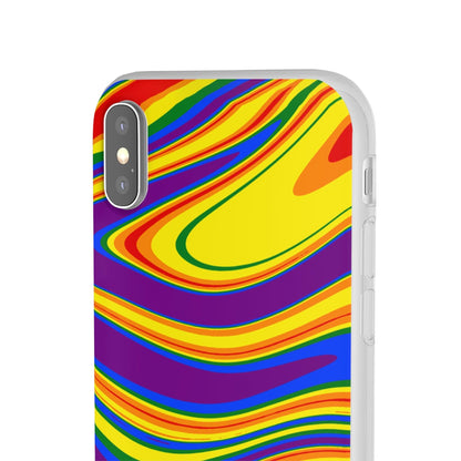 LGBTQWorldwide - ,,FARBEN" Flexible Handyhülle Accessories, Case, iPhone, iPhone Cases, Phone accessory, Phone Cases, Samsung Cases, silikon, Valentine's Day promotion lgbtq Bekleidung Accessoires unisex Zubehör