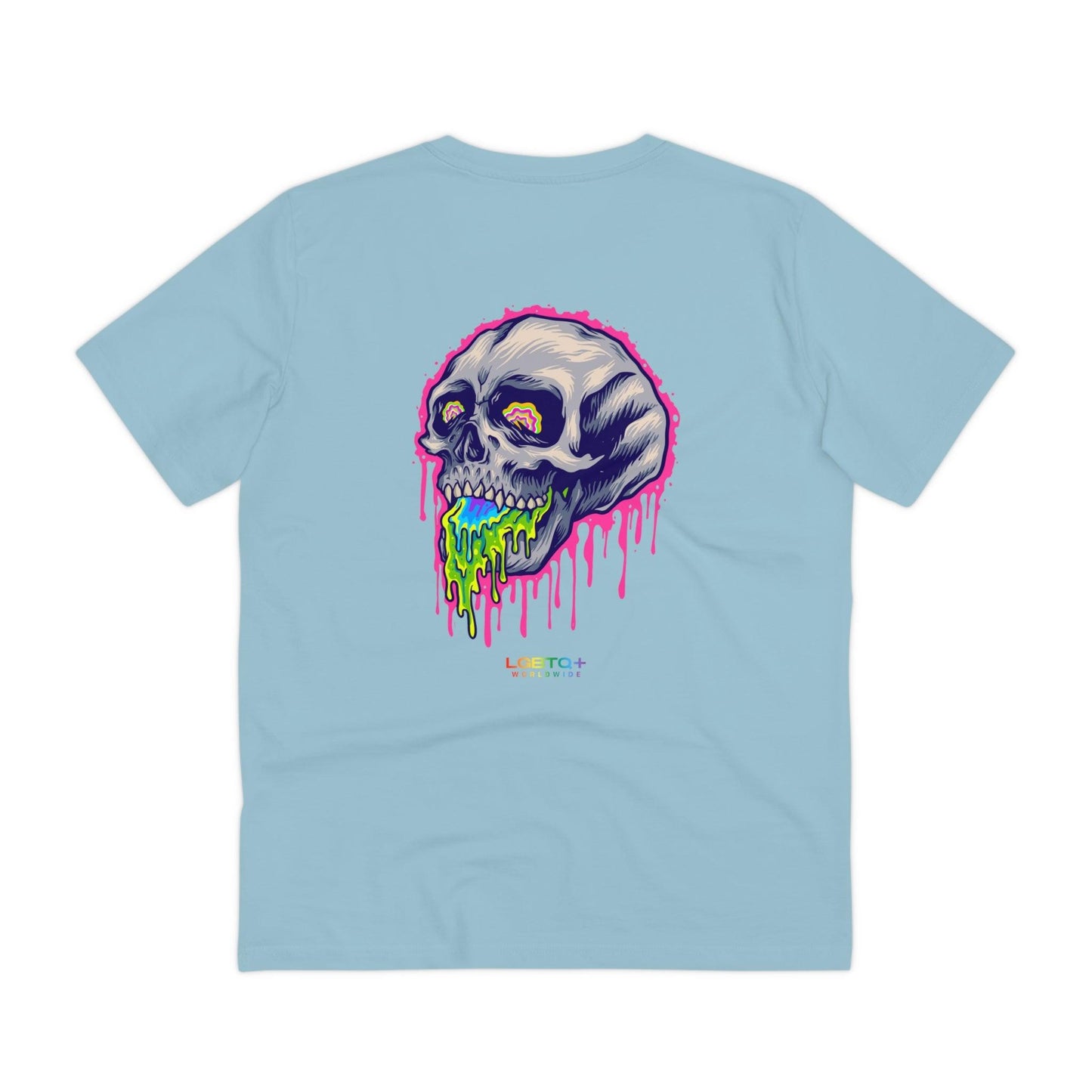 LGBTQWorldwide - ,,SKULL HEAD" Clothing, Cotton, Crew neck, DTG, Eco-friendly, Men's Clothing, Organic, Recycled, Regular fit, Sustainable, T-shirts, Unisex, Valentine's Day Picks, Vegan, Women's Clothing lgbtq Bekleidung Accessoires unisex Zubehör