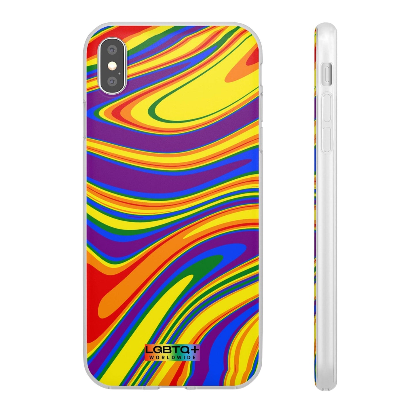 LGBTQWorldwide - ,,FARBEN" Flexible Handyhülle Accessories, Case, iPhone, iPhone Cases, Phone accessory, Phone Cases, Samsung Cases, silikon, Valentine's Day promotion lgbtq Bekleidung Accessoires unisex Zubehör