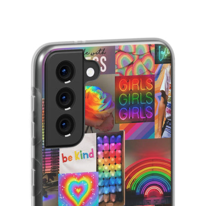 LGBTQWorldwide - ,,FREUNDLICHKEIT" Flexible Handyhülle Accessories, Case, iPhone, iPhone Cases, Phone accessory, Phone Cases, Samsung Cases, silikon, Valentine's Day promotion lgbtq Bekleidung Accessoires unisex Zubehör