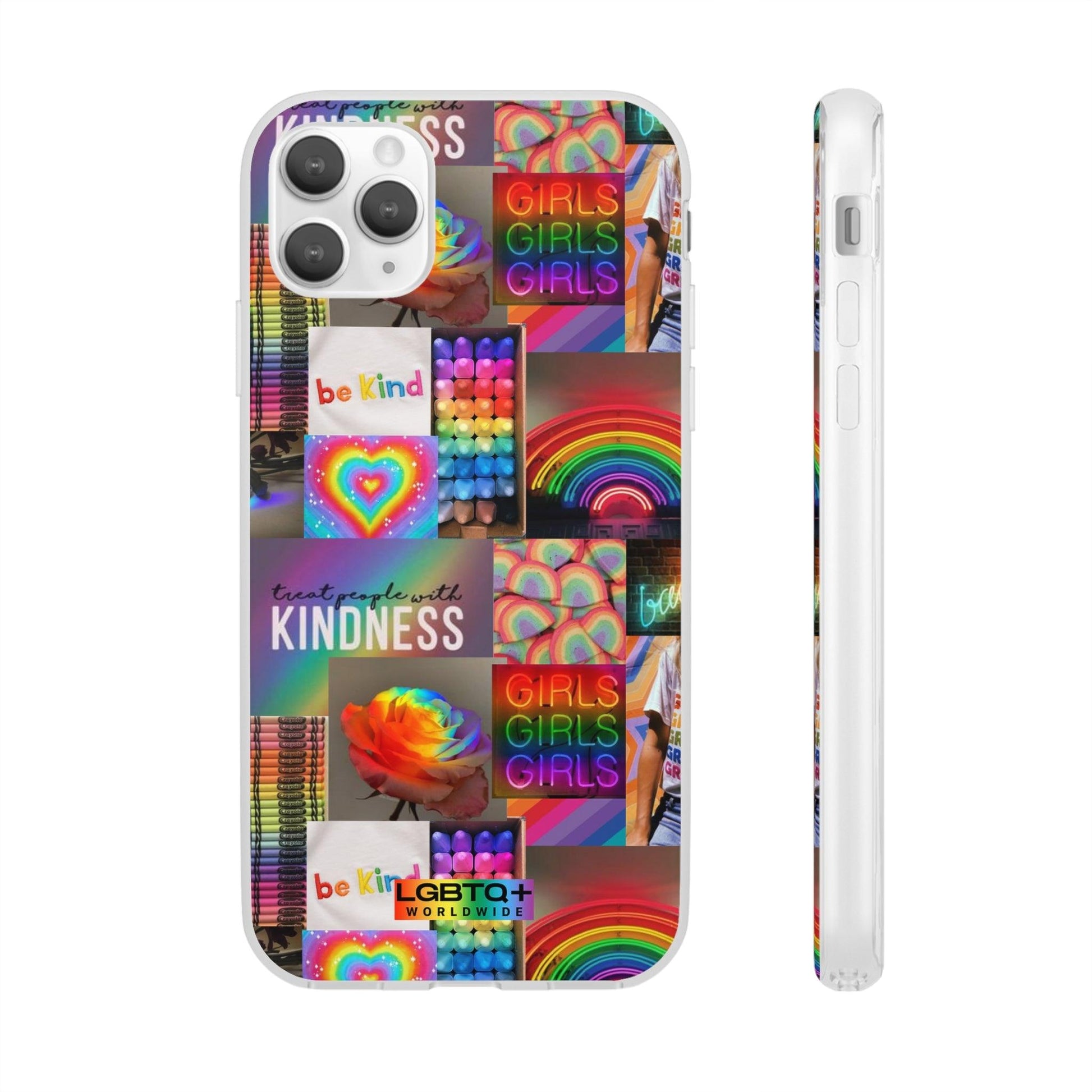 LGBTQWorldwide - ,,FREUNDLICHKEIT" Flexible Handyhülle Accessories, Case, iPhone, iPhone Cases, Phone accessory, Phone Cases, Samsung Cases, silikon, Valentine's Day promotion lgbtq Bekleidung Accessoires unisex Zubehör