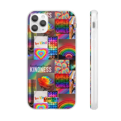 LGBTQWorldwide - ,,FREUNDLICHKEIT" Flexible Handyhülle Accessories, Case, iPhone, iPhone Cases, Phone accessory, Phone Cases, Samsung Cases, silikon, Valentine's Day promotion lgbtq Bekleidung Accessoires unisex Zubehör