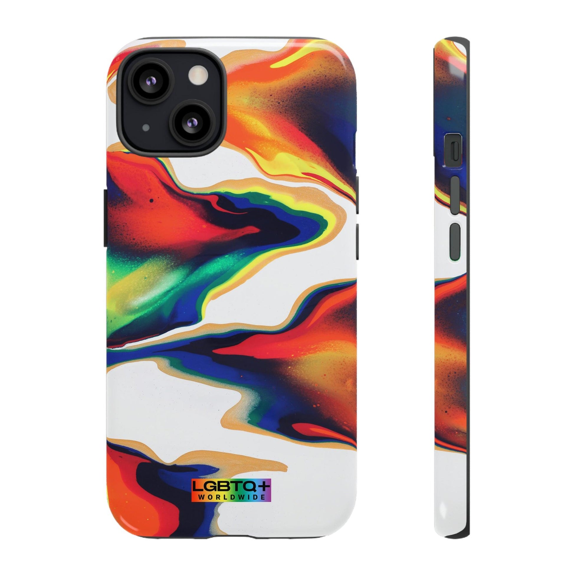 LGBTQWorldwide - ,,EINZIGARTIG" Doppelgehäuse Handyhülle Accessories, Glossy, iPhone Cases, Matte, Phone accessory, Phone Cases, Samsung Cases, Thermo, Valentine's Day Picks lgbtq Bekleidung Accessoires unisex Zubehör