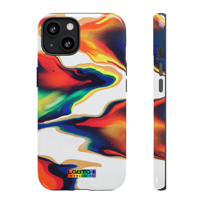 LGBTQWorldwide - ,,EINZIGARTIG" Doppelgehäuse Handyhülle Accessories, Glossy, iPhone Cases, Matte, Phone accessory, Phone Cases, Samsung Cases, Thermo, Valentine's Day Picks lgbtq Bekleidung Accessoires unisex Zubehör