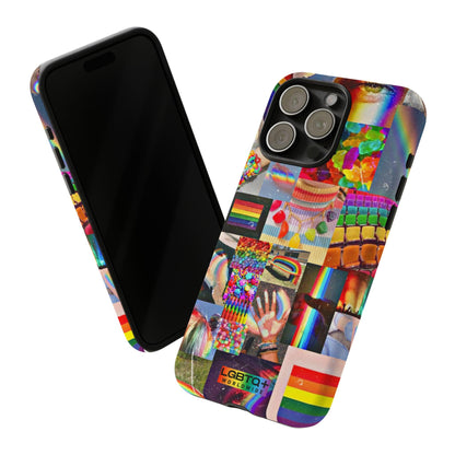 LGBTQWorldwide - ,,FARBEN" Doppelgehäuse Handyhülle Accessories, Glossy, iPhone Cases, Matte, Phone accessory, Phone Cases, Samsung Cases, Thermo, Valentine's Day Picks lgbtq Bekleidung Accessoires unisex Zubehör