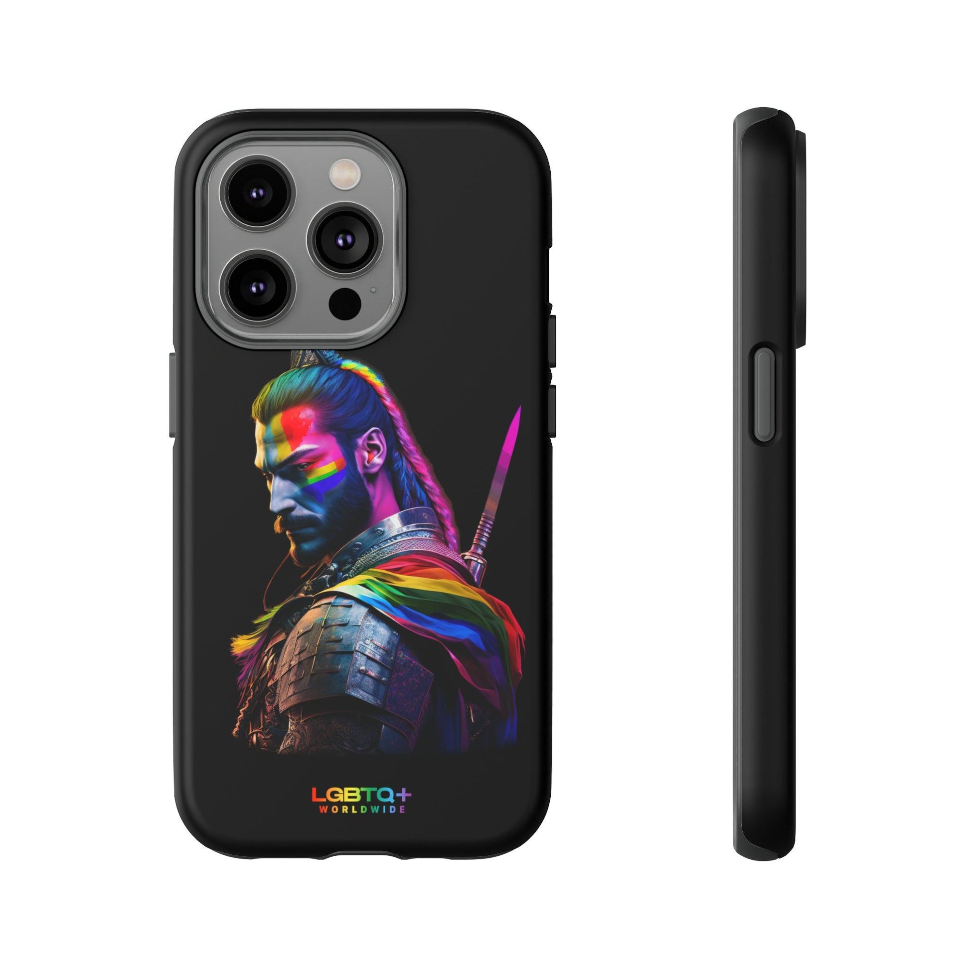 LGBTQWorldwide - ,,SAMURAI" Doppelgehäuse Handyhülle Accessories, Glossy, iPhone Cases, Matte, Phone accessory, Phone Cases, Samsung Cases, tough, Valentine's Day Picks lgbtq Bekleidung Accessoires unisex Zubehör