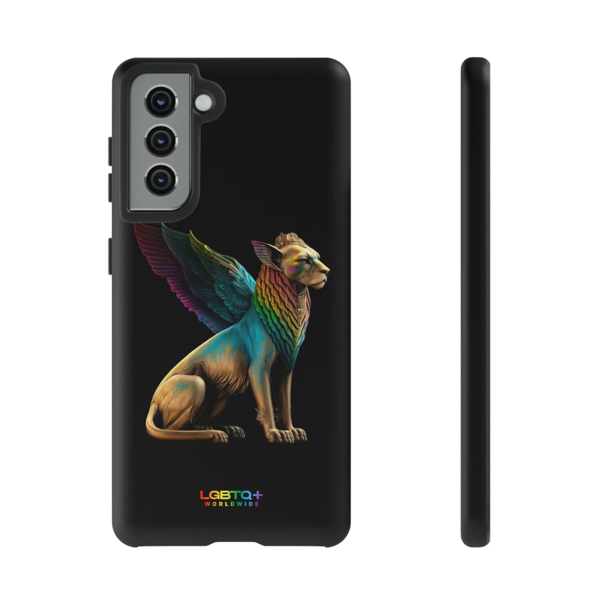 LGBTQWorldwide - ,,SPHINX" Doppelgehäuse Handyhülle Accessories, Glossy, iPhone Cases, Matte, Phone accessory, Phone Cases, Samsung Cases, tough, Valentine's Day Picks lgbtq Bekleidung Accessoires unisex Zubehör