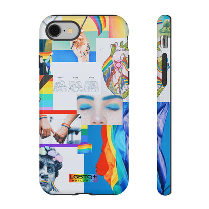 LGBTQWorldwide - ,,LEBEN"Doppelgehäuse Handyhülle Accessories, Glossy, iPhone Cases, Matte, Phone accessory, Phone Cases, Samsung Cases, Thermo, Valentine's Day Picks lgbtq Bekleidung Accessoires unisex Zubehör