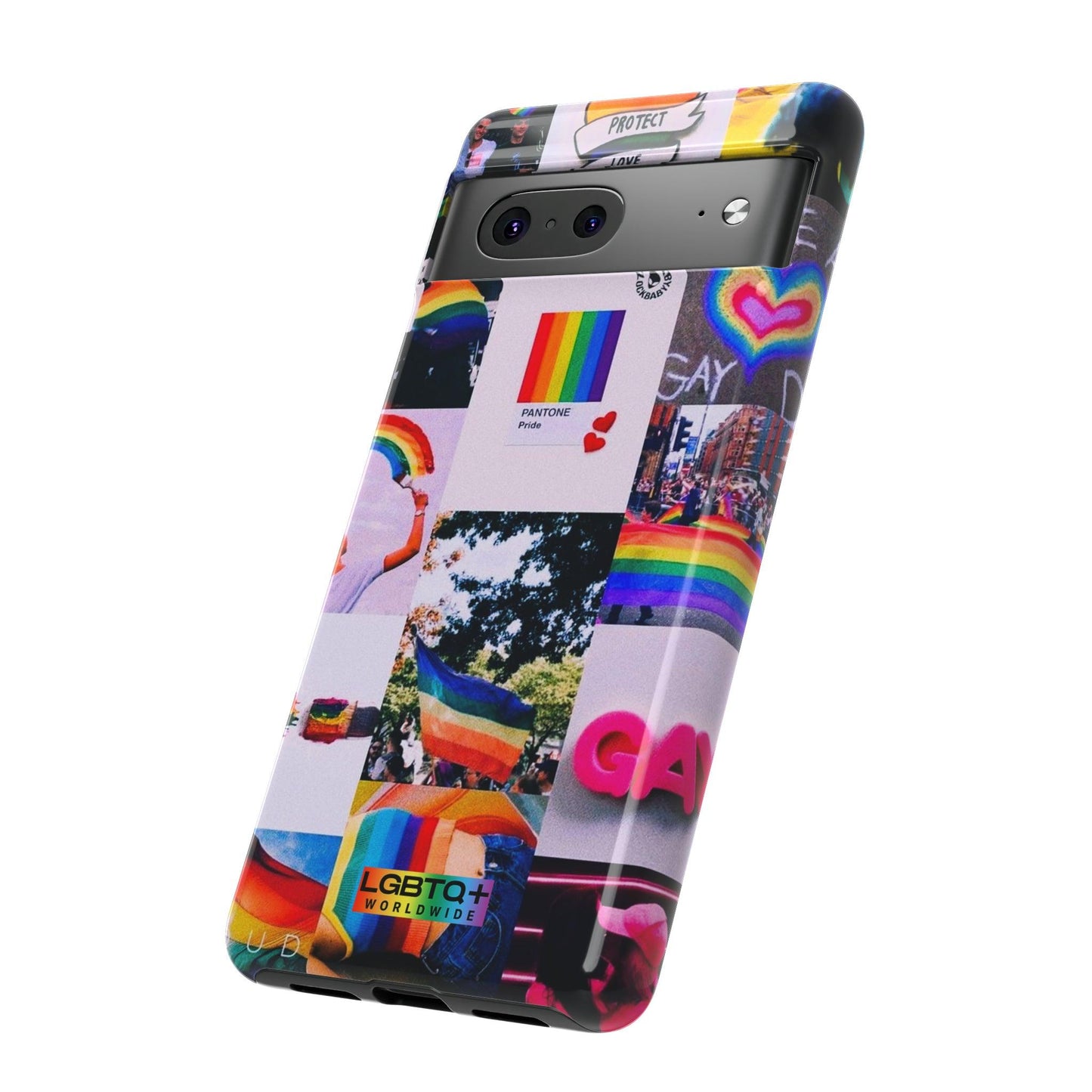 LGBTQWorldwide - ,,REGENBOGEN" Doppelgehäuse Handyhülle Accessories, Glossy, iPhone Cases, Matte, Phone accessory, Phone Cases, Samsung Cases, Thermo, Valentine's Day Picks lgbtq Bekleidung Accessoires unisex Zubehör