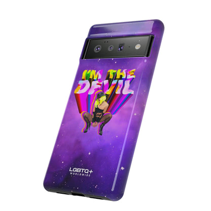 LGBTQWorldwide - ,,I AM THE DEVIL" Doppelgehäuse Handyhülle Accessories, Glossy, iPhone Cases, Matte, Phone accessory, Phone Cases, Samsung Cases, Thermo, Valentine's Day Picks lgbtq Bekleidung Accessoires unisex Zubehör