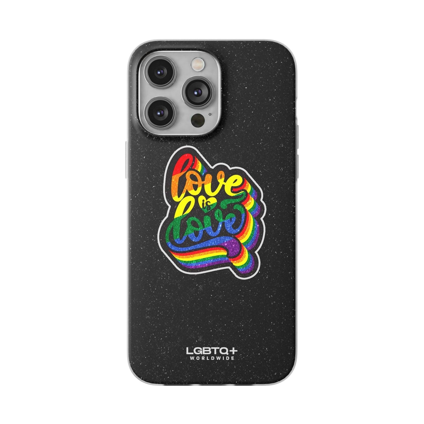 LGBTQWorldwide - ,,LIEBE IST LIEBE" Flexible Handyhülle Accessories, Case, iPhone, iPhone Cases, Phone accessory, Phone Cases, Samsung Cases, Valentine's Day promotion lgbtq Bekleidung Accessoires unisex Zubehör