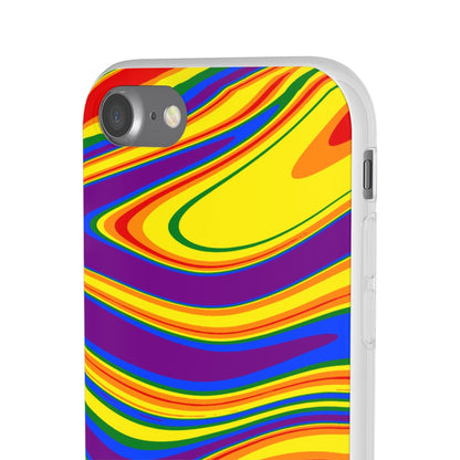 LGBTQWorldwide - ,,FARBEN" Flexible Handyhülle Accessories, Case, iPhone, iPhone Cases, Phone accessory, Phone Cases, Samsung Cases, silikon, Valentine's Day promotion lgbtq Bekleidung Accessoires unisex Zubehör