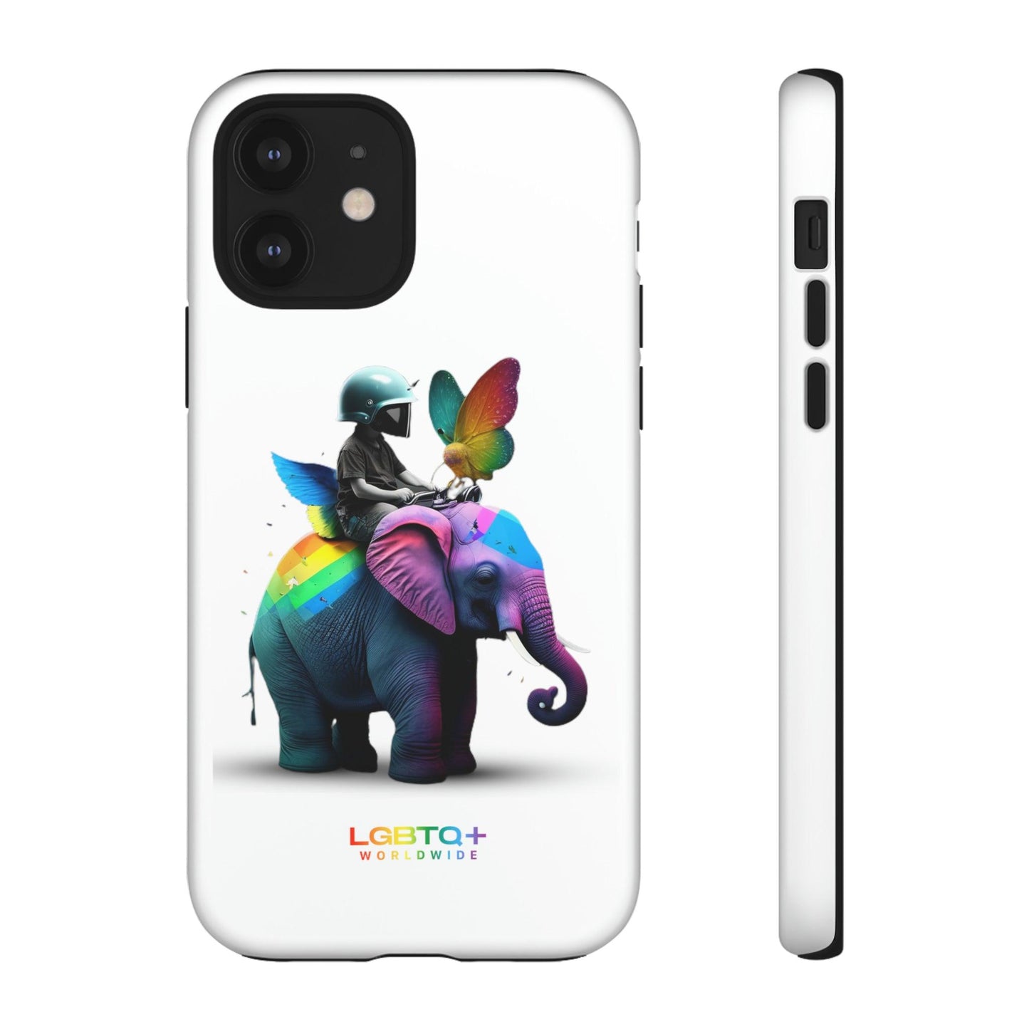 LGBTQWorldwide - ,,SCHMETTERLING" Doppelgehäuse Handyhülle Accessories, Glossy, iPhone Cases, Matte, Phone accessory, Phone Cases, Samsung Cases, tough, Valentine's Day Picks lgbtq Bekleidung Accessoires unisex Zubehör