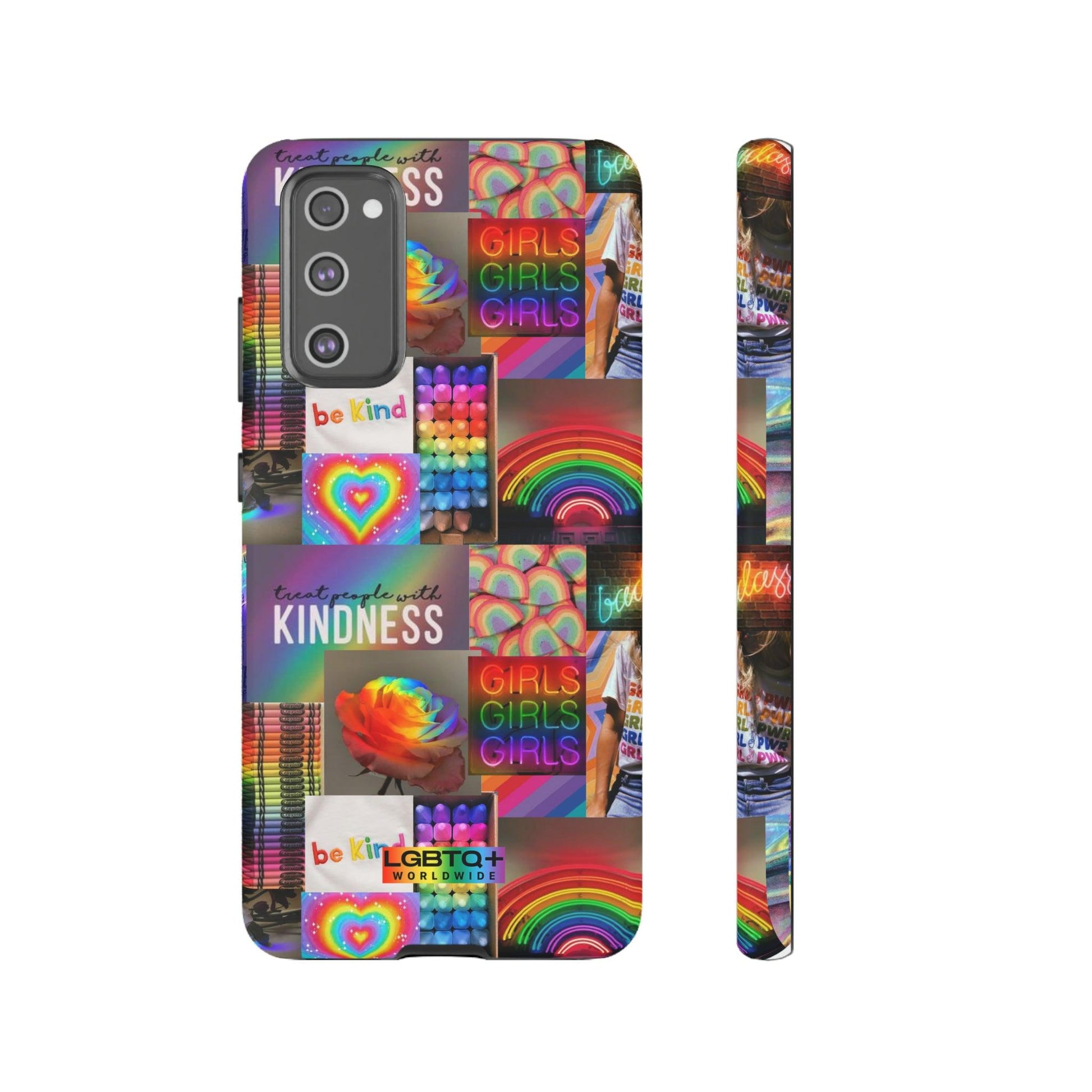 LGBTQWorldwide - ,,FREUNDLICH" Doppelgehäuse Handyhülle Accessories, Glossy, iPhone Cases, Matte, Phone accessory, Phone Cases, Samsung Cases, Thermo, Valentine's Day Picks lgbtq Bekleidung Accessoires unisex Zubehör