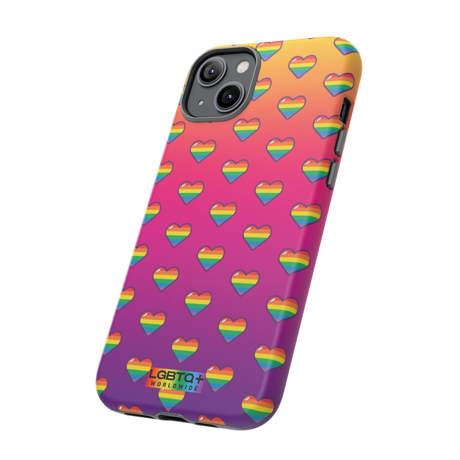 LGBTQWorldwide - ,,HERZ" Doppelgehäuse Handyhülle Accessories, Glossy, iPhone Cases, Matte, Phone accessory, Phone Cases, Samsung Cases, Thermo, Valentine's Day Picks lgbtq Bekleidung Accessoires unisex Zubehör