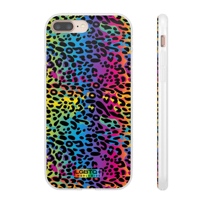 LGBTQWorldwide - ,,LEOPARD" Flexible Handyhülle Accessories, Case, iPhone, iPhone Cases, Phone accessory, Phone Cases, Samsung Cases, silikon, Valentine's Day promotion lgbtq Bekleidung Accessoires unisex Zubehör