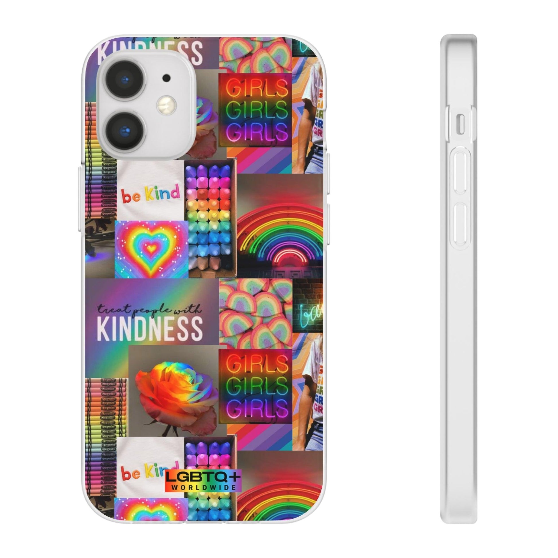 LGBTQWorldwide - ,,FREUNDLICHKEIT" Flexible Handyhülle Accessories, Case, iPhone, iPhone Cases, Phone accessory, Phone Cases, Samsung Cases, silikon, Valentine's Day promotion lgbtq Bekleidung Accessoires unisex Zubehör