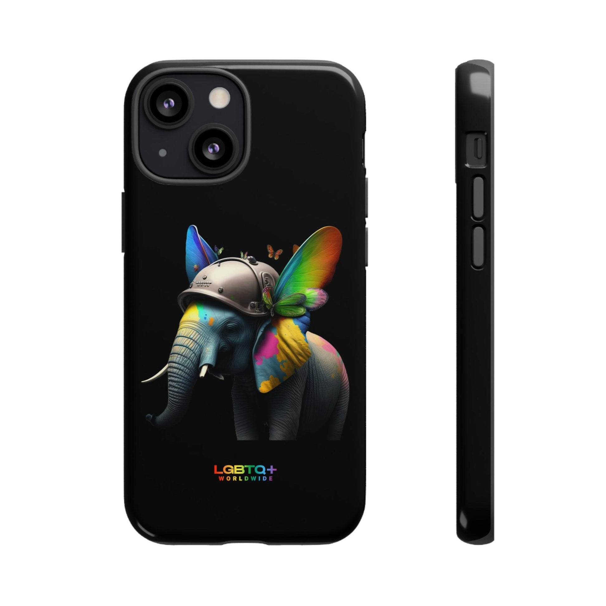 LGBTQWorldwide - ,,ELEFANT" Doppelgehäuse Handyhülle Accessories, Glossy, iPhone Cases, Matte, Phone accessory, Phone Cases, Samsung Cases, tough, Valentine's Day Picks lgbtq Bekleidung Accessoires unisex Zubehör