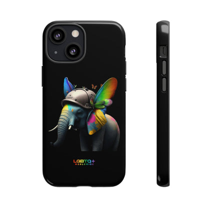 LGBTQWorldwide - ,,ELEFANT" Doppelgehäuse Handyhülle Accessories, Glossy, iPhone Cases, Matte, Phone accessory, Phone Cases, Samsung Cases, tough, Valentine's Day Picks lgbtq Bekleidung Accessoires unisex Zubehör