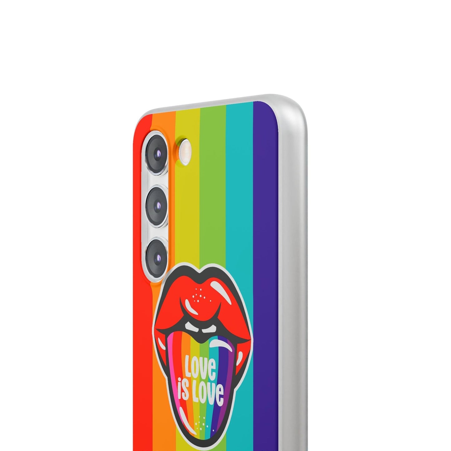 LGBTQWorldwide - ,,LIEBES ZUNGE" Flexible Handyhülle Accessories, Case, iPhone, iPhone Cases, Phone accessory, Phone Cases, Samsung Cases, silikon, Valentine's Day promotion lgbtq Bekleidung Accessoires unisex Zubehör