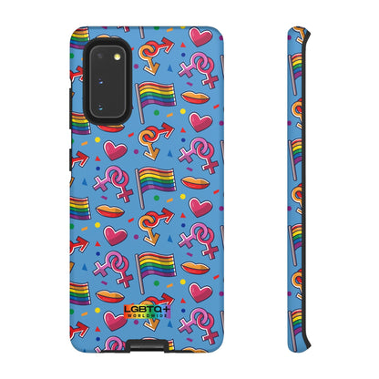 LGBTQWorldwide - ,,FÜHL DICH FREI" Doppelgehäuse Handyhülle Accessories, Glossy, iPhone Cases, Matte, Phone accessory, Phone Cases, Samsung Cases, Thermo, Valentine's Day Picks lgbtq Bekleidung Accessoires unisex Zubehör