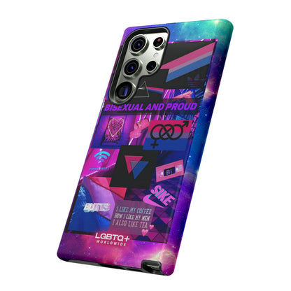 LGBTQWorldwide - ,,BISEXUAL" Doppelgehäuse Handyhülle Accessories, Glossy, iPhone Cases, Matte, Phone accessory, Phone Cases, Samsung Cases, Thermo, Valentine's Day Picks lgbtq Bekleidung Accessoires unisex Zubehör