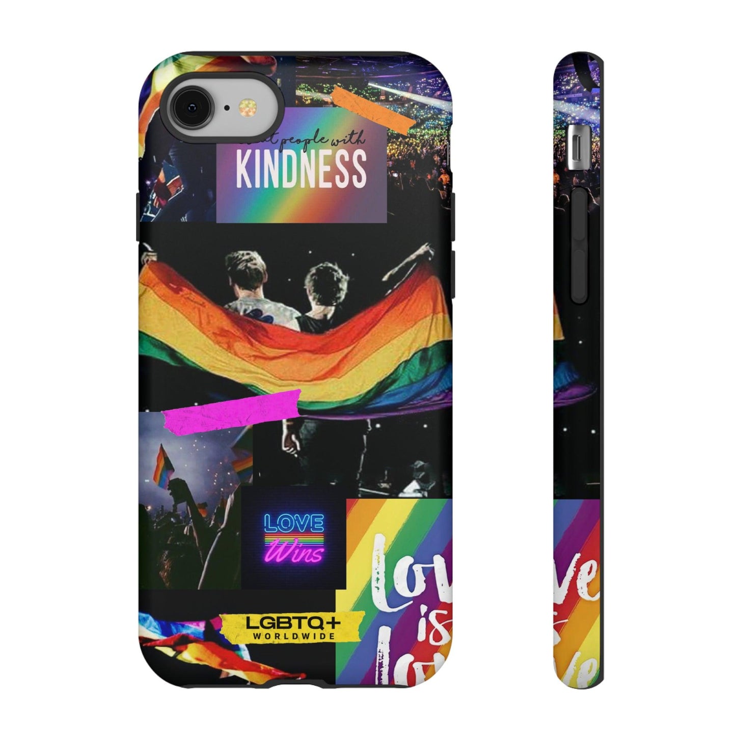 LGBTQWorldwide - ,,COMMUNITY" Doppelgehäuse Handyhülle Accessories, Glossy, iPhone Cases, Matte, Phone accessory, Phone Cases, Samsung Cases, Thermo, Valentine's Day Picks lgbtq Bekleidung Accessoires unisex Zubehör