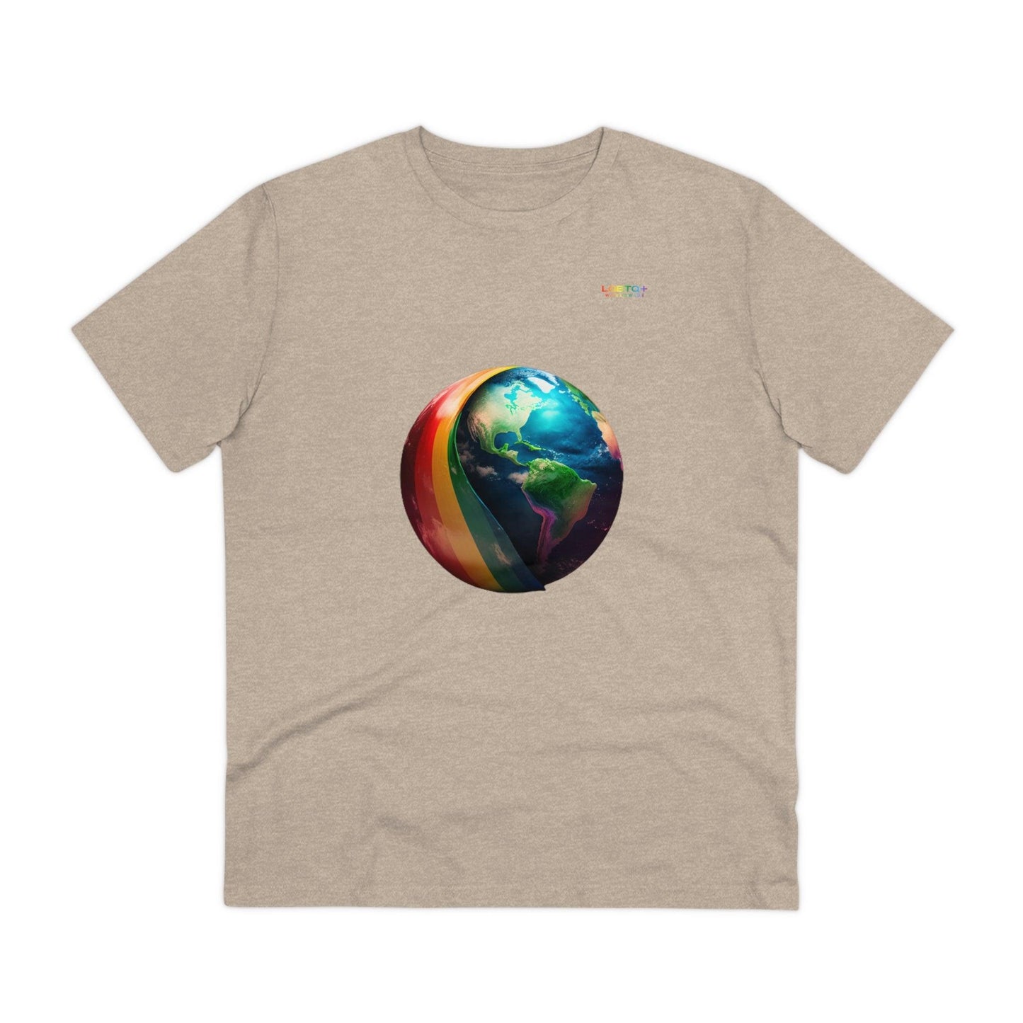 LGBTQWorldwide - ,,ZUKÜNFTIGE WELT" ai, Cotton, Crew neck, DTG, Eco-friendly, Men's Clothing, Organic, Recycled, Regular fit, Sustainable, T-shirts, Unisex, Valentine's Day Picks, Vegan, Women's Clothing lgbtq Bekleidung Accessoires unisex Zubehör